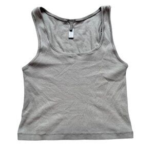 Skims gray ribbed tank size large lightly Preowned